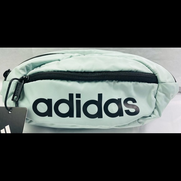 Adidas Core Waist Pack Sport Pouch bag Green/Black - Picture 9 of 10